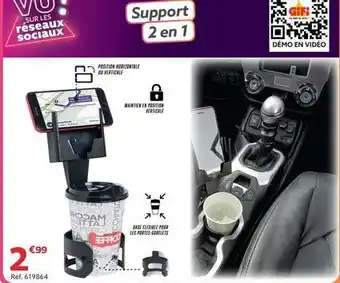 Gifi Support 2 en 1 offre