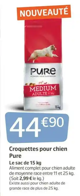 Pure croquettes pour chien