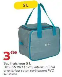 Gifi Sac fraîcheur offre