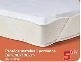 Gifi Protège matelas 1 personne offre