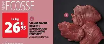 Auchan Viande bovine: bavette d'aloyau offre