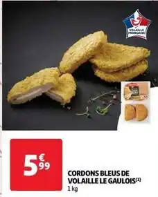 Auchan Le gaulois - cordons bleus de volaille offre