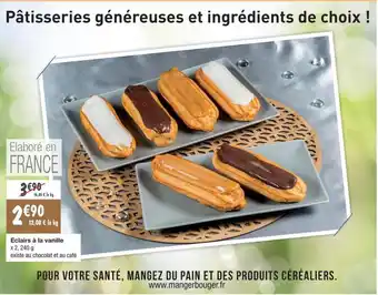 Migros Eclairs a la vanille offre