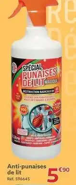 Gifi Anti-punaises de lit offre