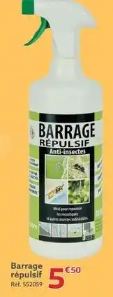 Gifi Barrage répulsif offre