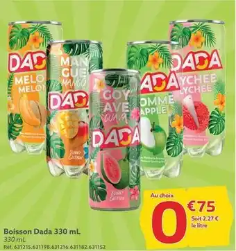 Gifi Dada - boissons offre