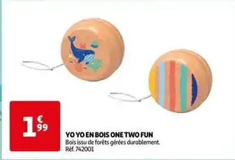 One two fun - yo yo en bois