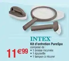 Cora Intex - kit d'entretien purespa offre