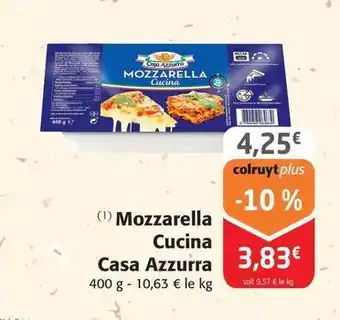 Colruyt Casa azzurra - mozzarella cucina offre