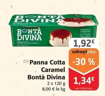 Colruyt Bonta divina - panna cotta caramel offre