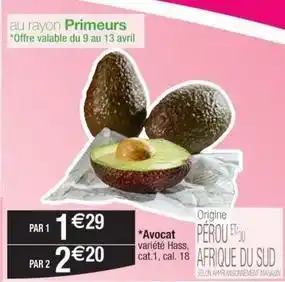 Cora x Carrefour Avocat offre