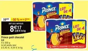 Cora x Carrefour Prince - chocolat prince gout offre