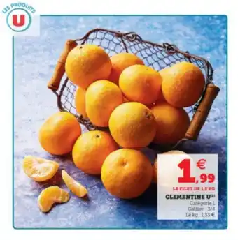 Super U Clementine U offre