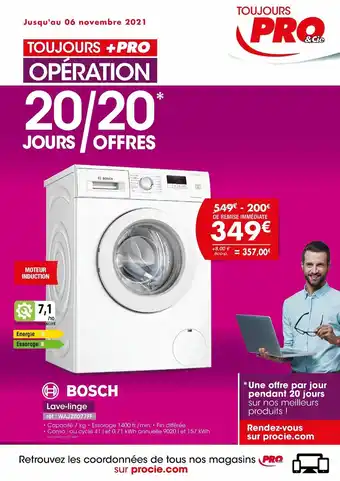 Pro&Cie Lave-linge WAJ28077FF offre