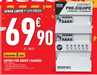 Brico Cash Coffret Prè-èquipè 3 Rangèes offre