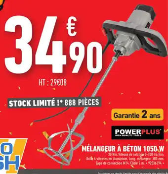 Brico Cash Mèlangeur A Bèton 1050 W offre