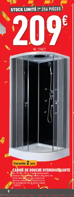 Brico Cash Cabine De Douche Hydromassante offre