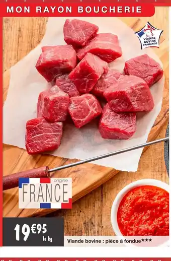 Migros Viande Bovine : Pièce A Fondue offre