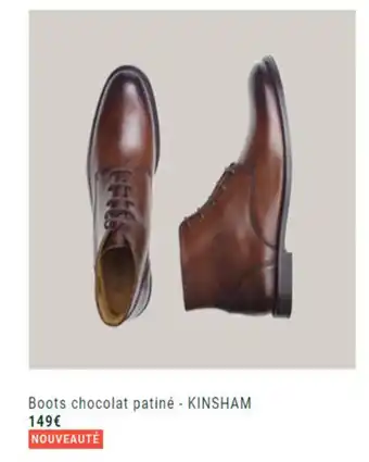 Boots Chocolat Patinè - KINSHAM