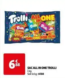 Auchan Trolli - sac all in one offre