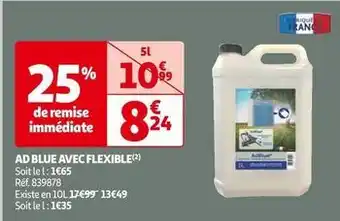 Auchan Adblue - avec flexible offre