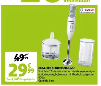 Auchan Boscj Mixeur MSM66120 offre