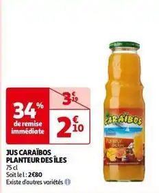 Auchan Caraïbos - jus planteur des iles offre