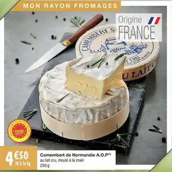 Camembert de normandie a.o.p