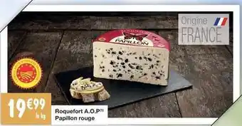 Migros Papillon - roquefort a.o.p rouge offre