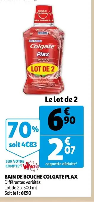 Auchan Bain De Bouche Colgate Plax offre
