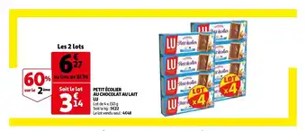 Petit ècolier Au Chocolat Au Lait Lu
