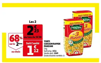 Torti Cuisson Rapide Panzani