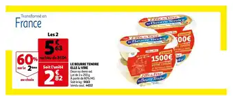 Auchan Le Beurre Tendre Elle & Vire offre