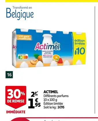 Auchan Actimel offre