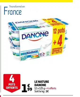 Auchan Le Nature Danone offre