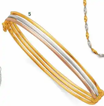 E.Leclerc Bracelet jonc, diamètre petit modèle, 3 ors 7,36 g offre