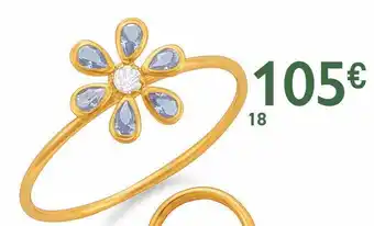 bague oxydes de zirconium, taille 54, or jaune 0,90 g