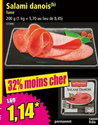 Norma Salami danois offre