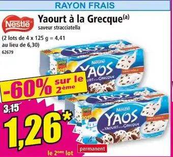 Norma Nestlé Yaourt à la Grecque offre