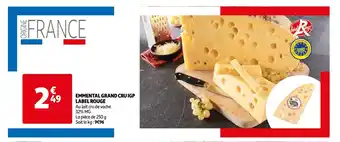 Auchan Emmental Grand Cru Igp Label Rouge offre