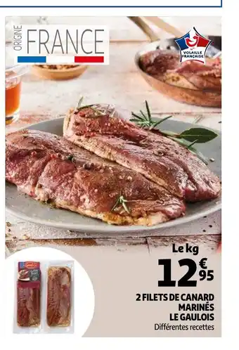 Auchan 2 Filets De Canard Marinès Le Gaulois offre
