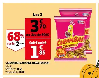 Auchan Carambar Caramel Mega Format offre