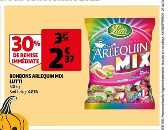 Auchan Bonbons Arlequin Mix Lutti offre