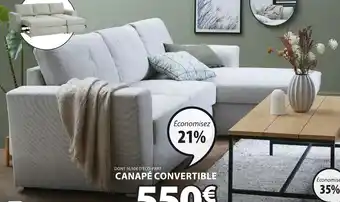 JYSK CANAPÉ CONVERTIBLE AVEC MÉRIDIENNE VEJLBY offre