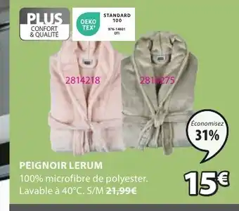 JYSK PEIGNOIR LERUM offre