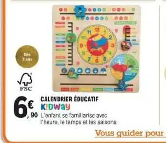 E.Leclerc Calendrier èducatif offre
