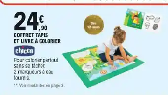 E.Leclerc Coffret Tapis Et Livre A Colorier offre