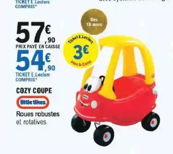 E.Leclerc Cozy Coupe offre