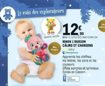 Minon L'Ourson Calins Et Chansons