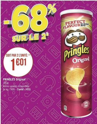 Géant Casino Pringles pringles original offre